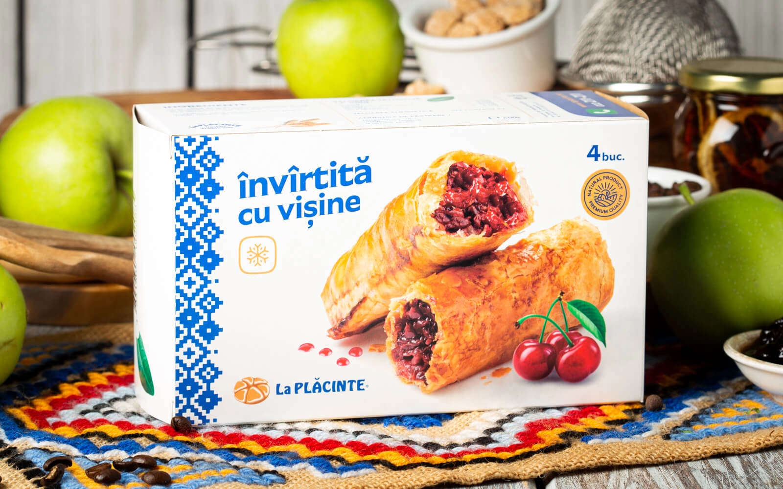 Învârtite cu vișine - Produs congelat