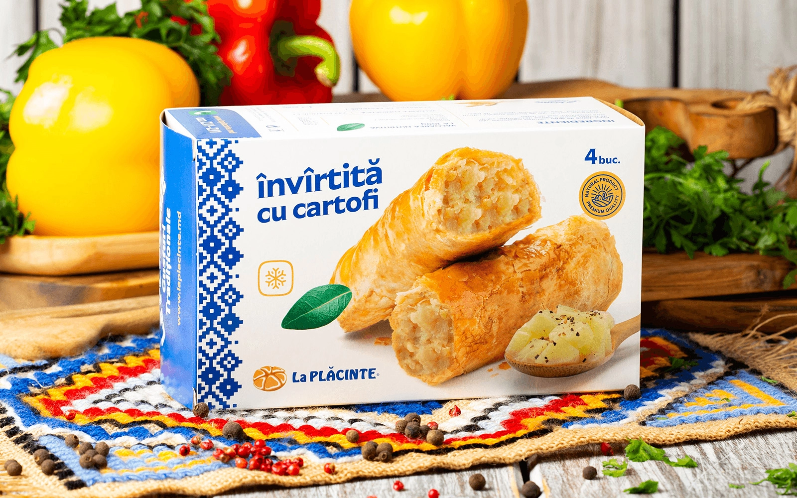 Învârtită cu cartofi - Produs congelat