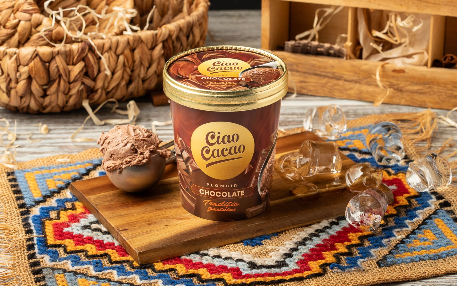 Plombir ciocolată-300g