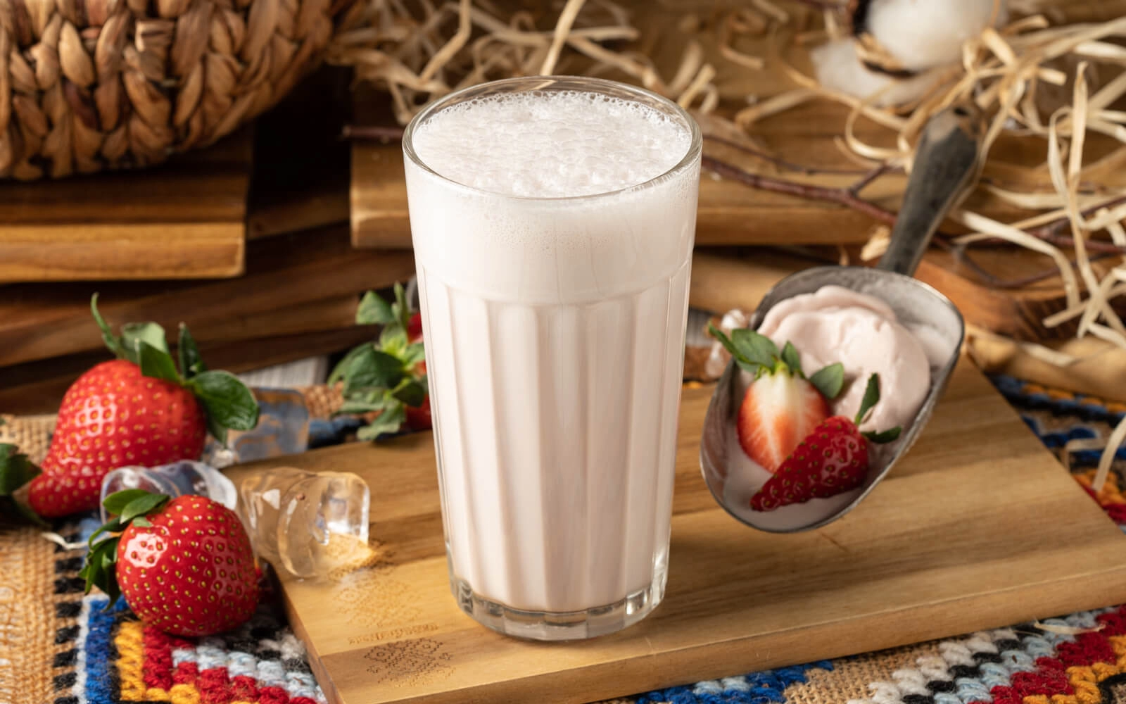 Milkshake de căpșuni