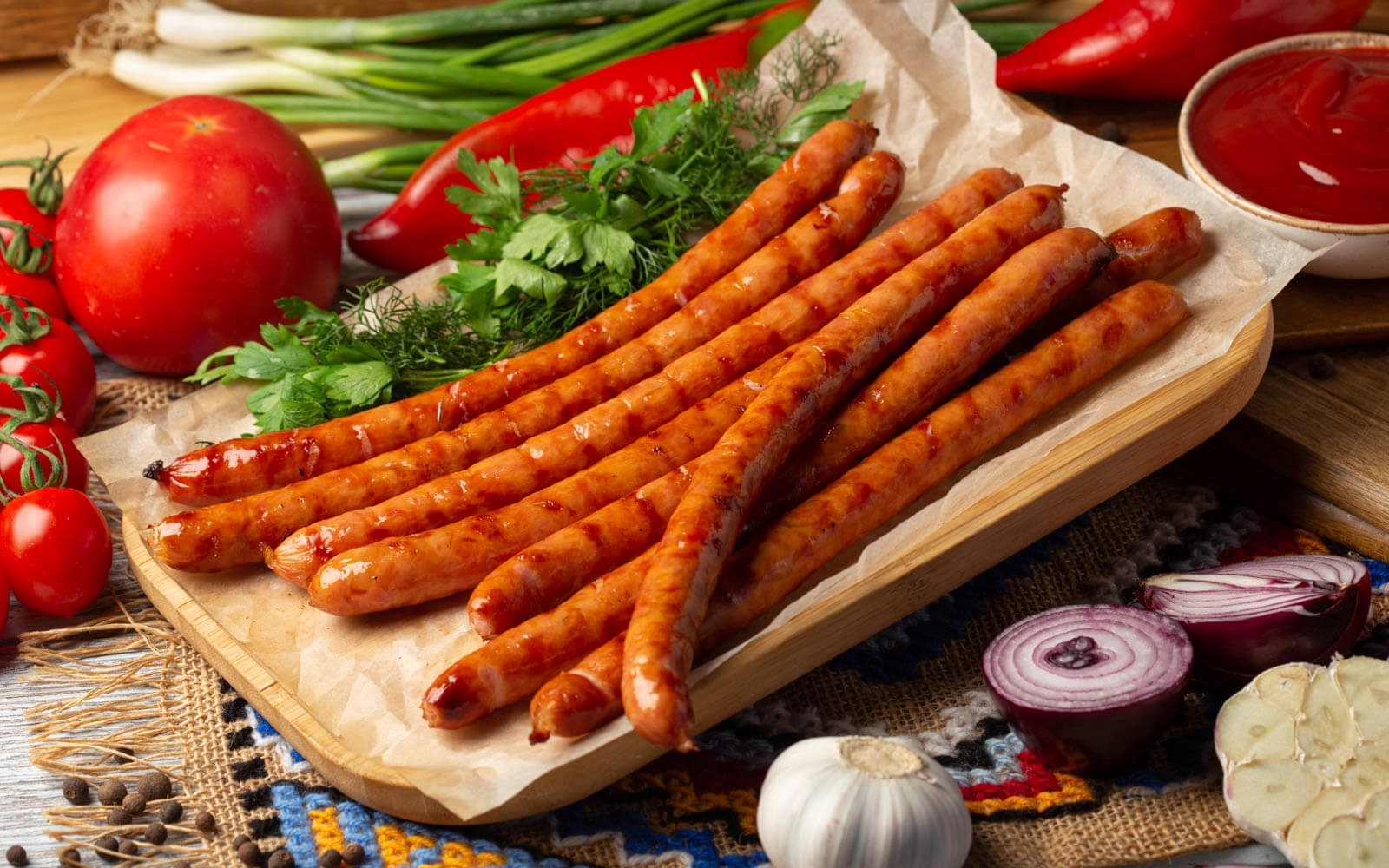 Platou cu cârnăciori de pui la grill - 340g