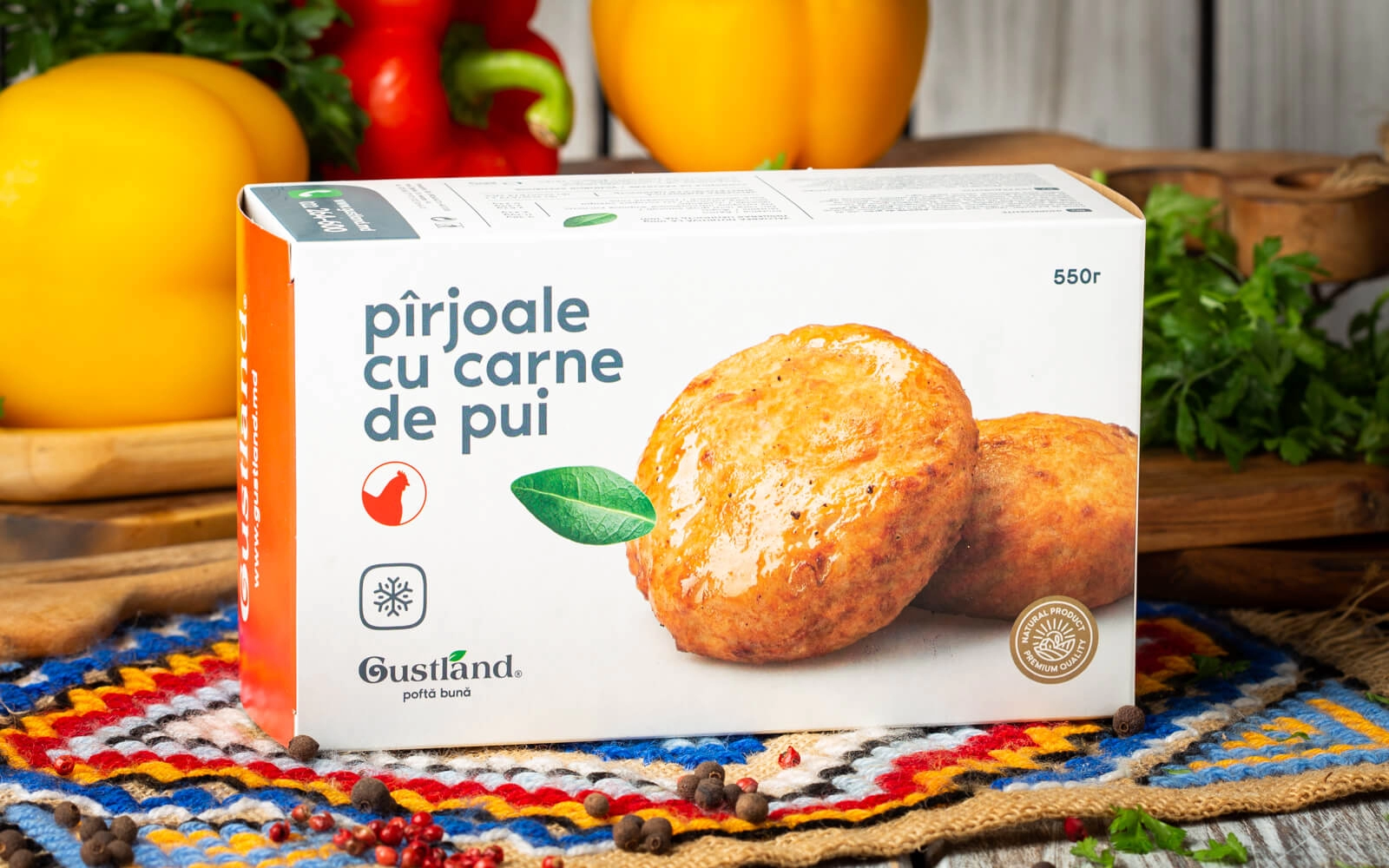 Pârjoale cu carne pui - Produs congelat