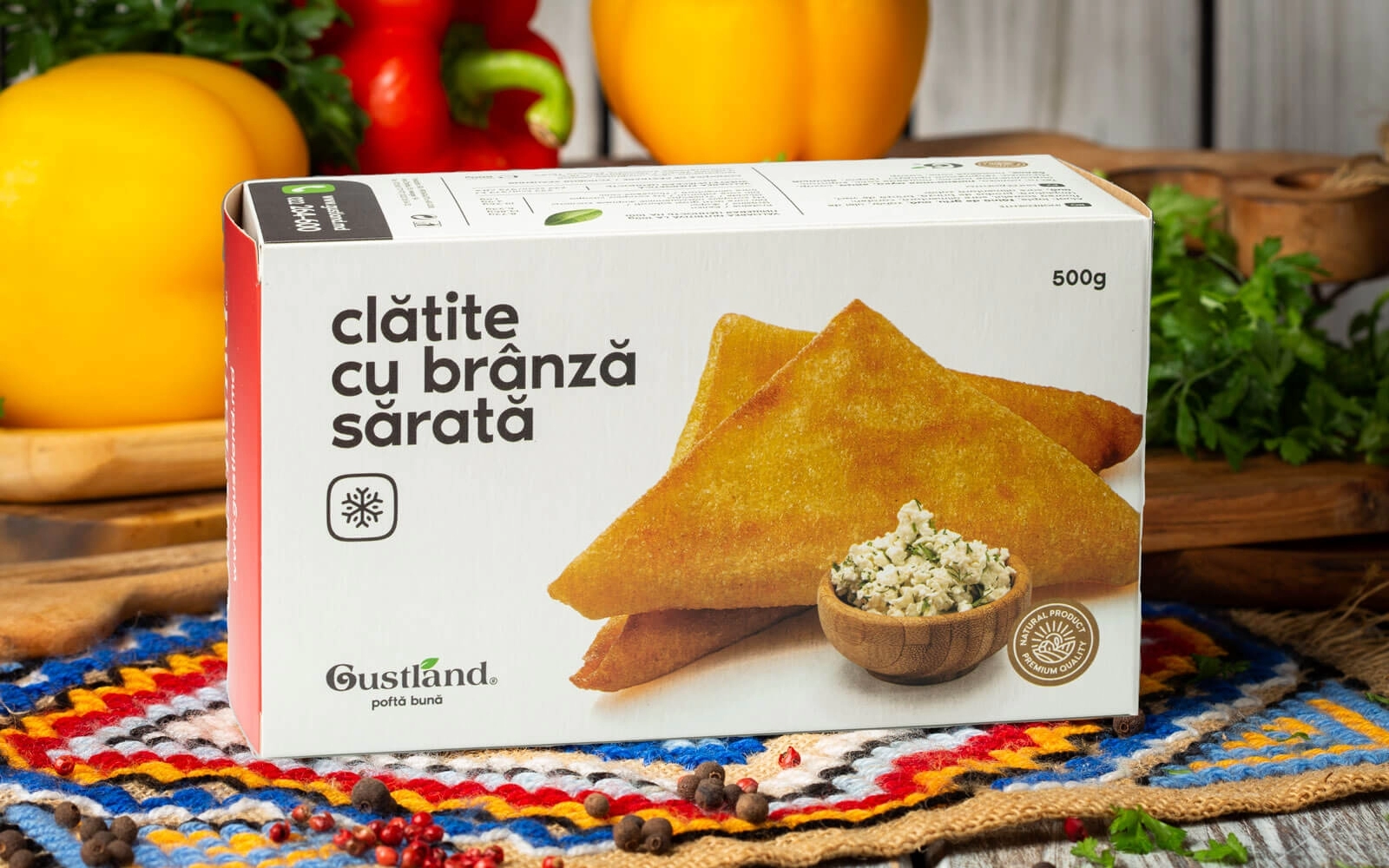 Clătite cu brânză sărată - Produs congelat